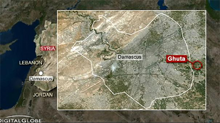 Aumentan los ataques en las afueras de Damasco